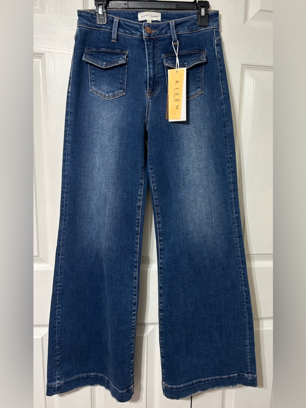 Risen Jeans Sammy High Rise Wide Leg Jeans 5952 NWT Women’s Size 7/28 - Picture 4 of 8